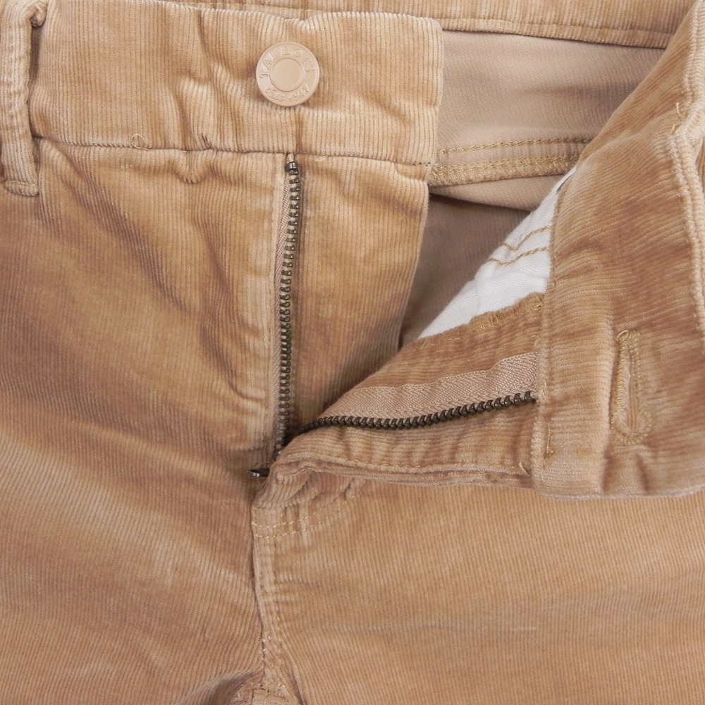Talbots Jeans Womens 0 Slim Ankle Frayed Hem Flawless Five-Pocket Corduroy Pants - Picture 3 of 12